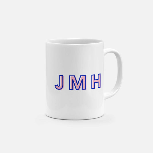 Monogram Initials 11oz Mug VI-The Design Craft