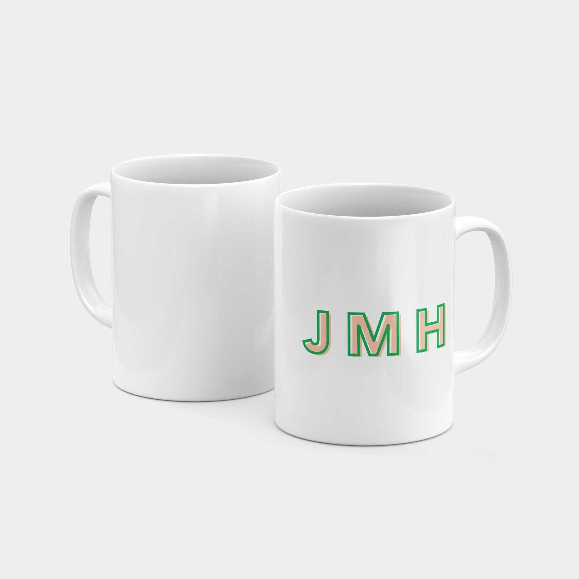 Monogram Initials 11oz Mug VIII-The Design Craft