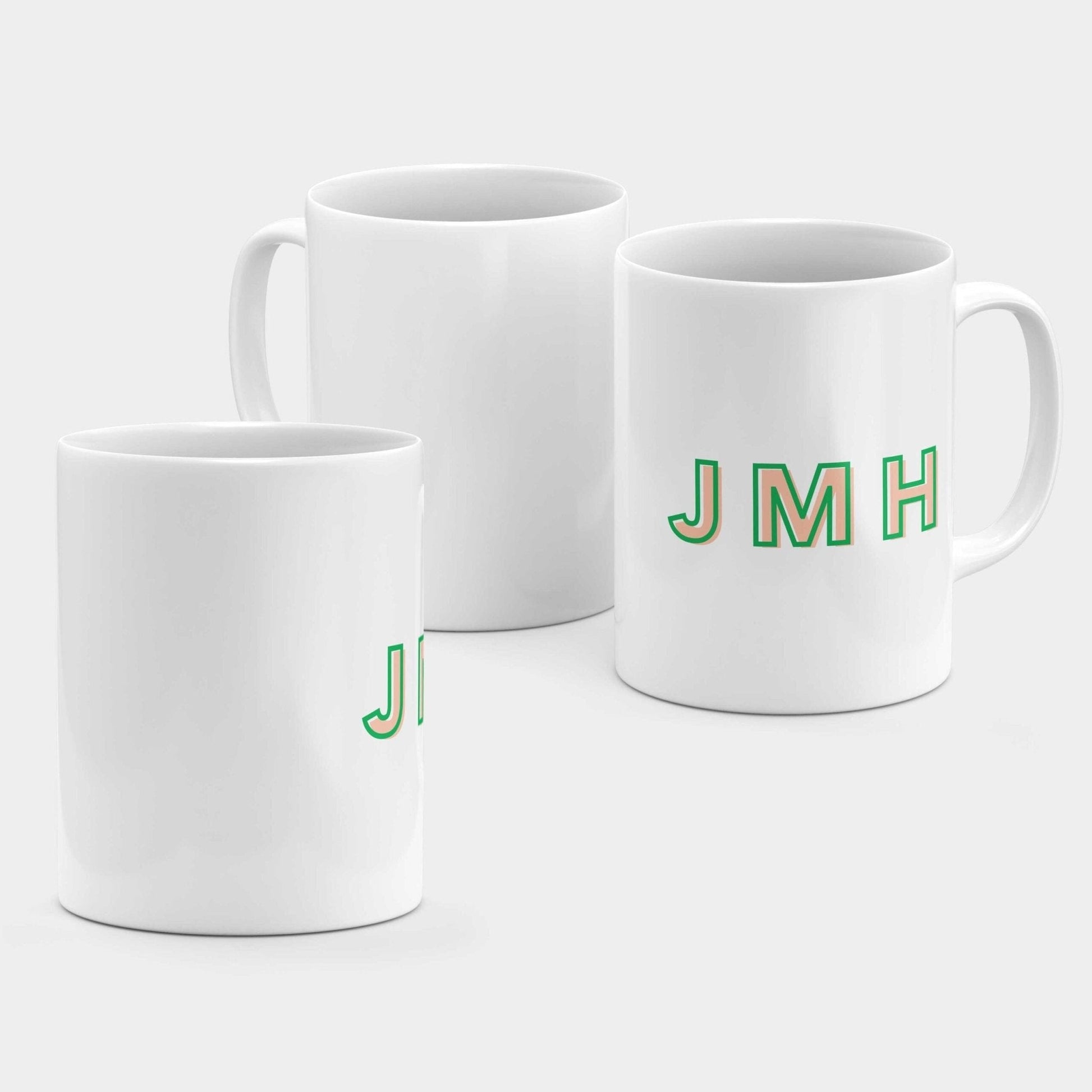 Monogram Initials 11oz Mug VIII-The Design Craft