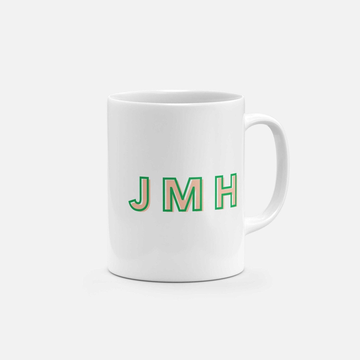 Monogram Initials 11oz Mug VIII-The Design Craft