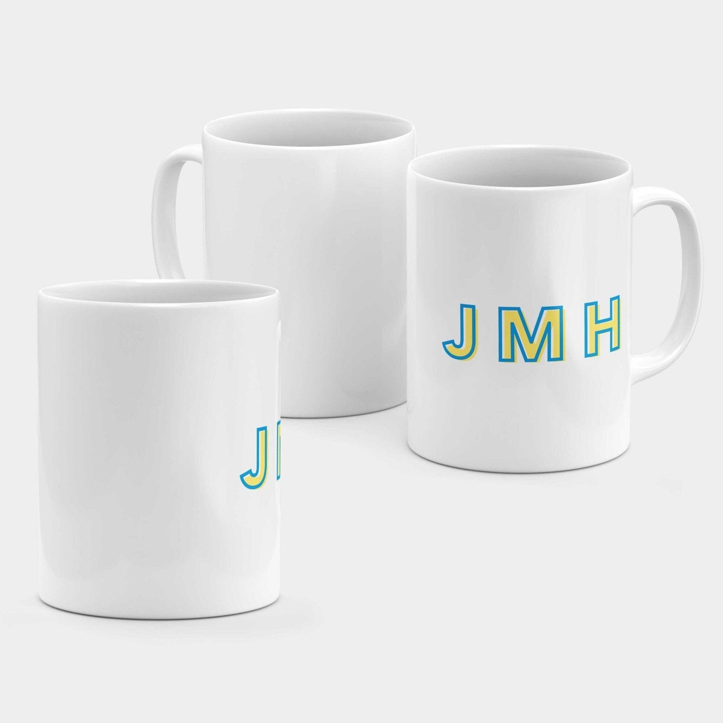 Monogram Initials 11oz Mug X-The Design Craft