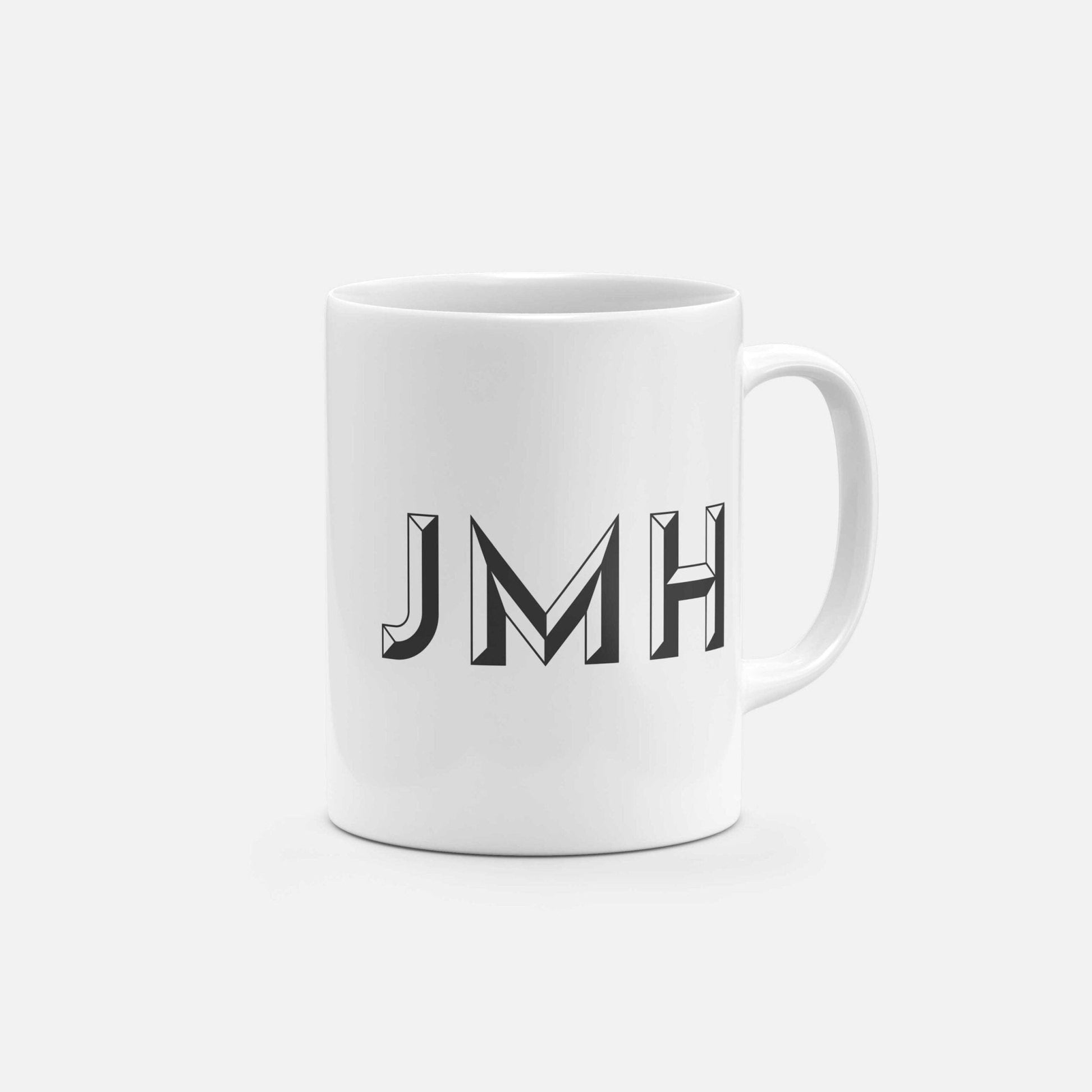 Monogram Initials 11oz Mug-The Design Craft