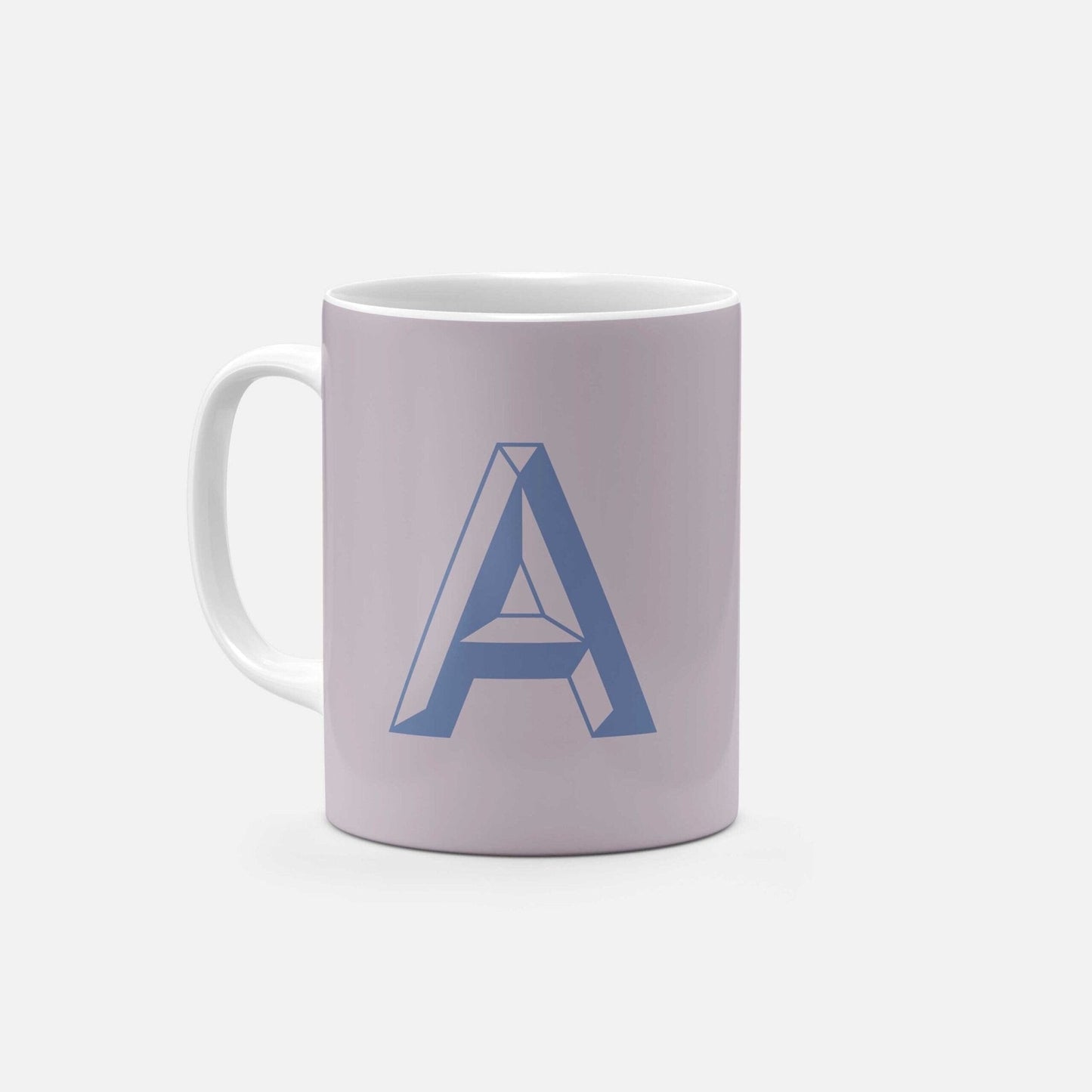 Monogram Letter 11oz Mug III-The Design Craft