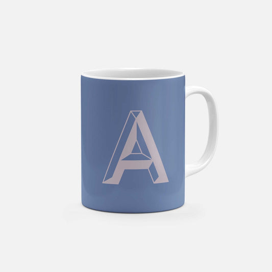 Monogram Letter 11oz Mug III-The Design Craft