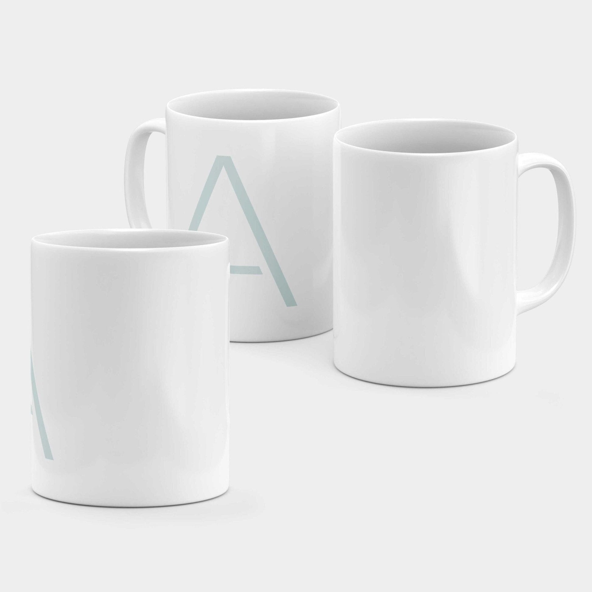 Monogram Letter 11oz Mug VI-The Design Craft