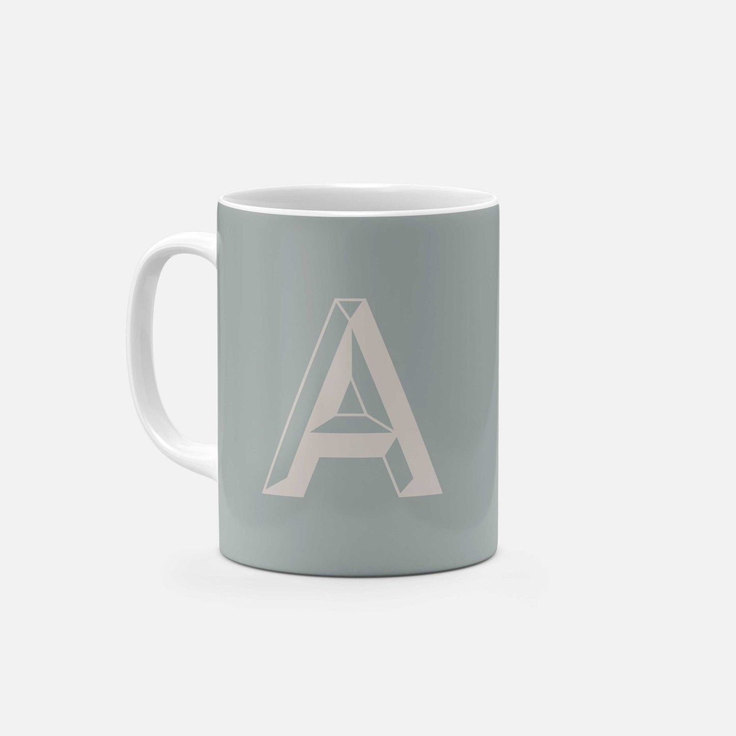 Monogram Letter 11oz Mug VII-The Design Craft