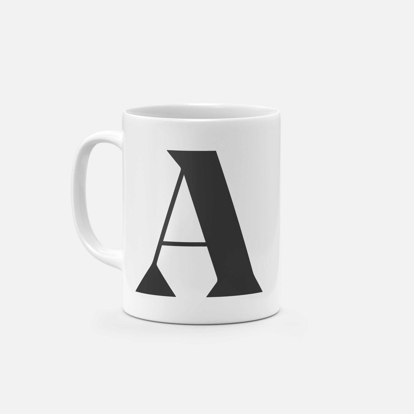 Monogram Letter 11oz Mug X-The Design Craft