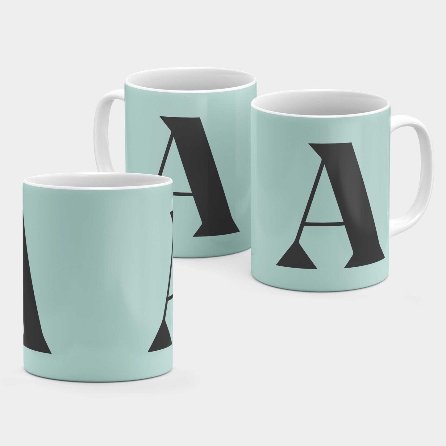 Monogram Letter 11oz Mug XII-The Design Craft