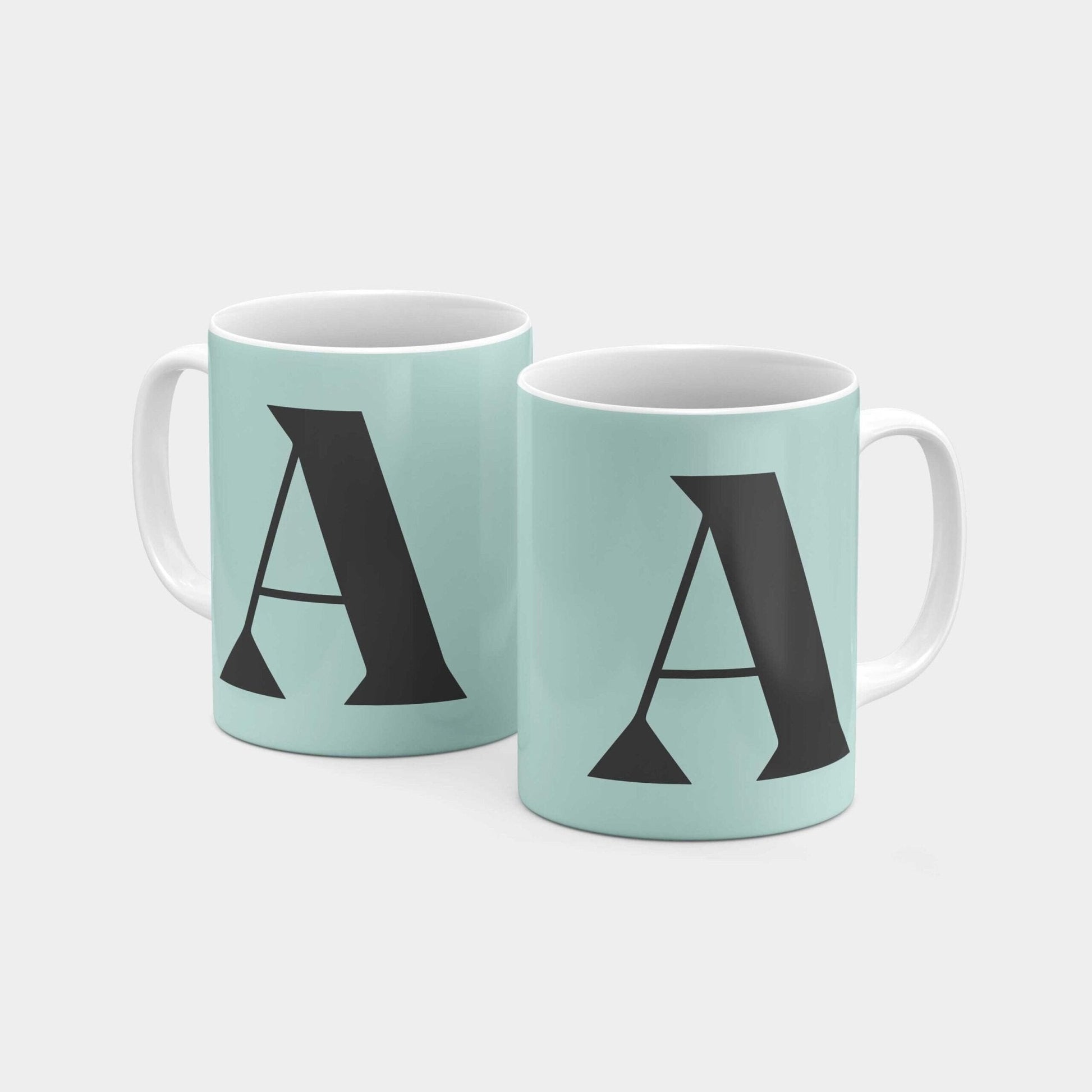 Monogram Letter 11oz Mug XII-The Design Craft