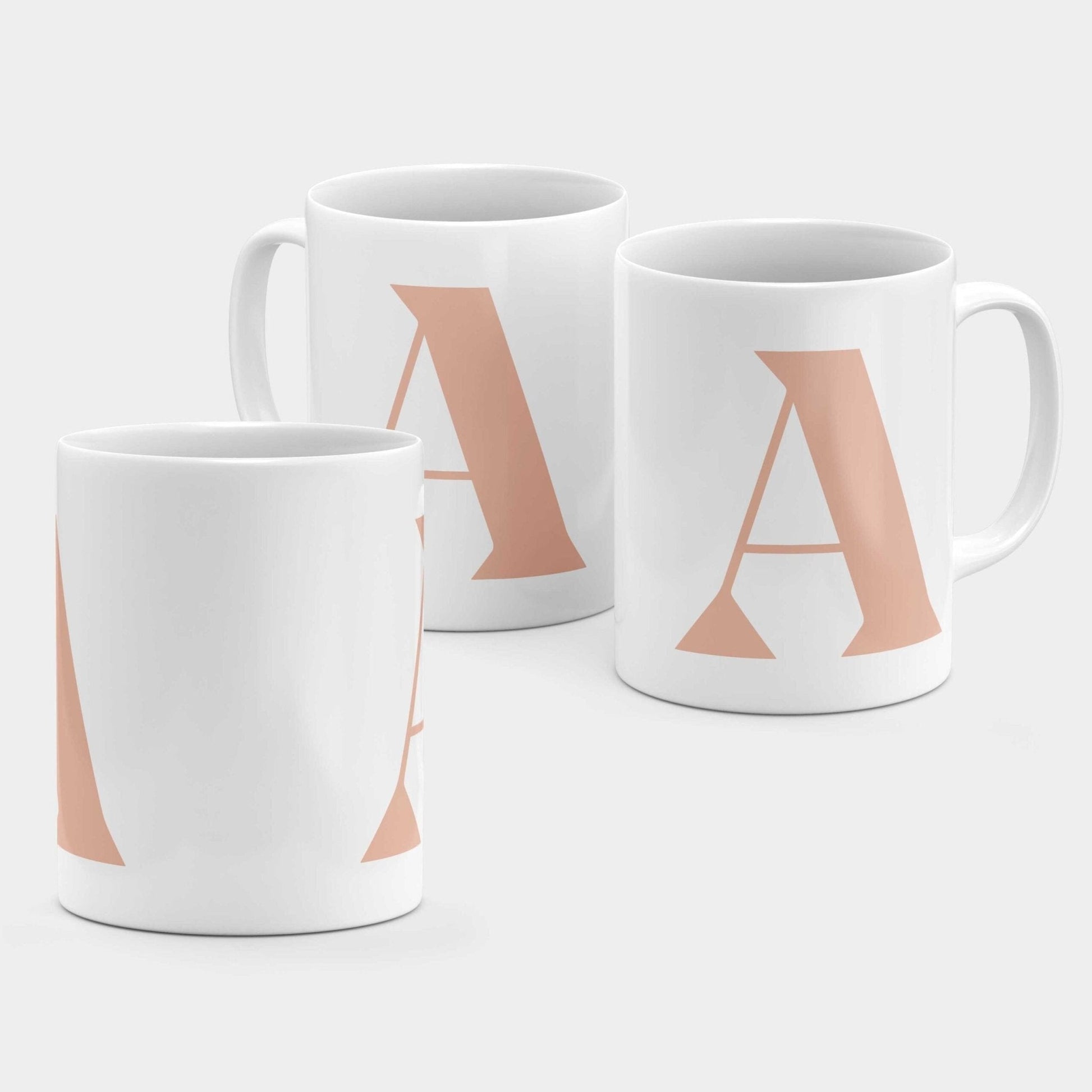 Monogram Letter 11oz Mug XIII-The Design Craft