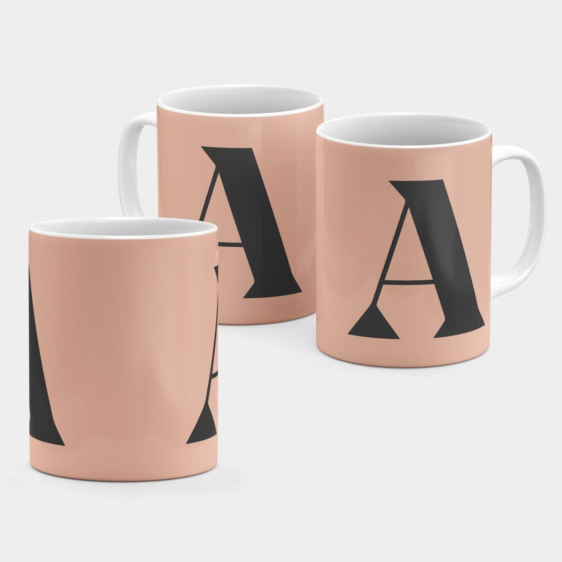 Monogram Letter 11oz Mug XVI-The Design Craft