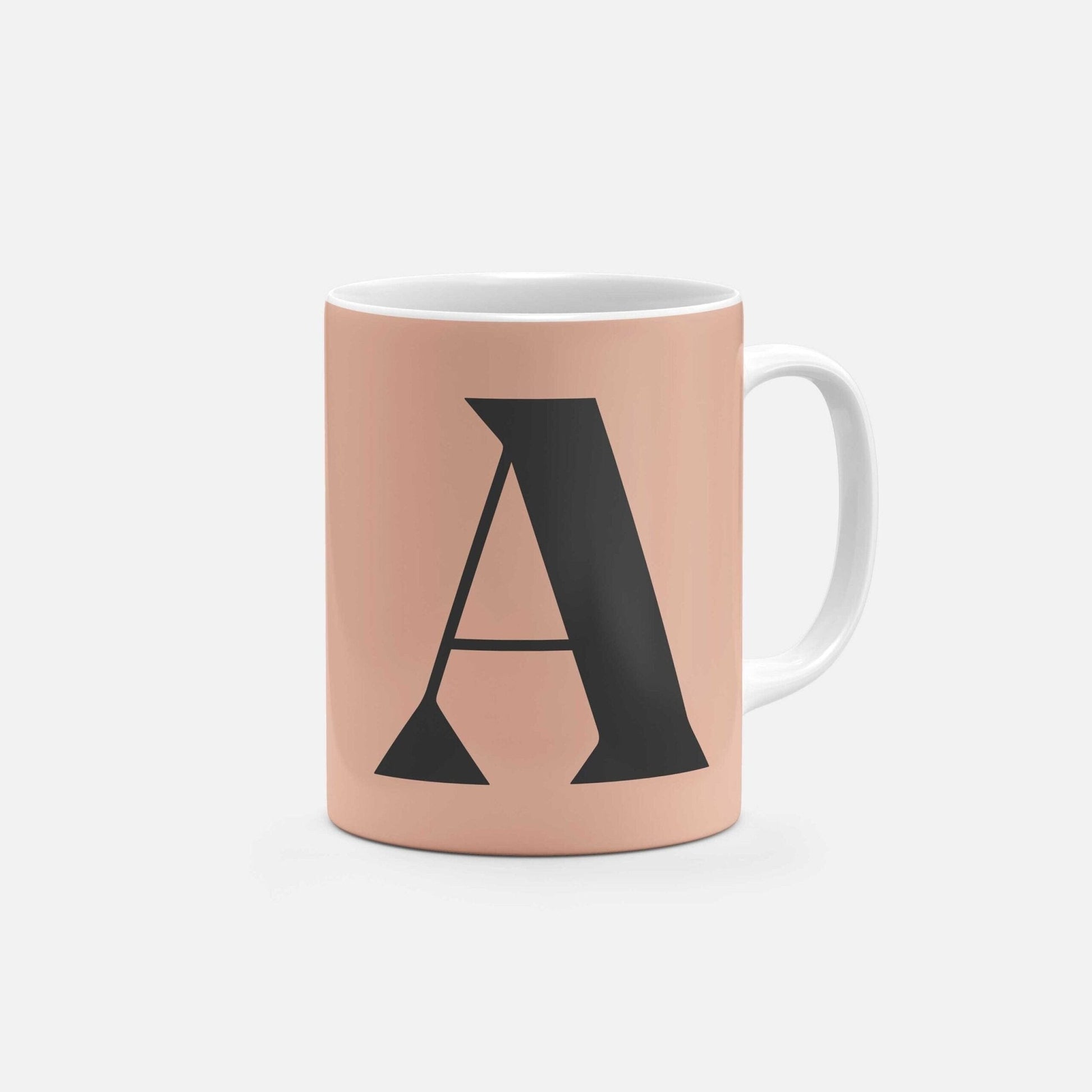 Monogram Letter 11oz Mug XVI-The Design Craft