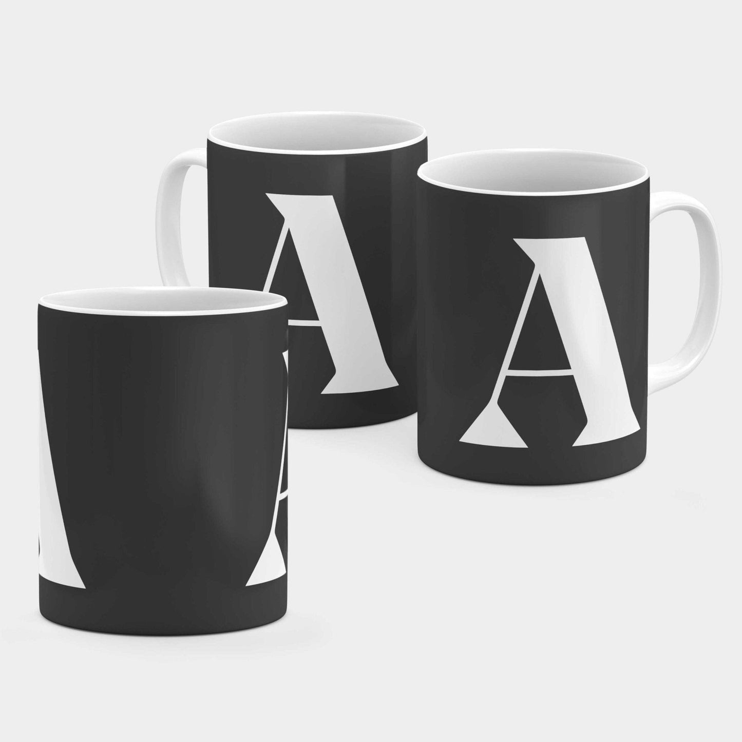 Monogram Letter 11oz Mug XVII-The Design Craft