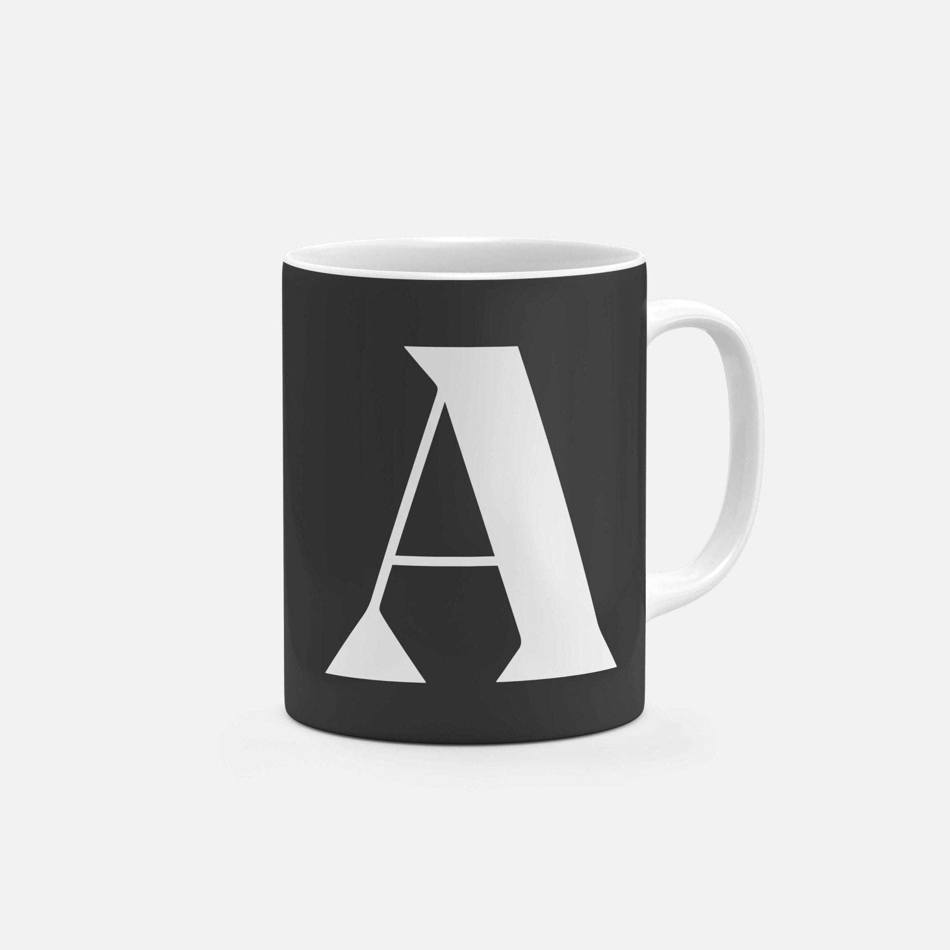 Monogram Letter 11oz Mug XVII-The Design Craft