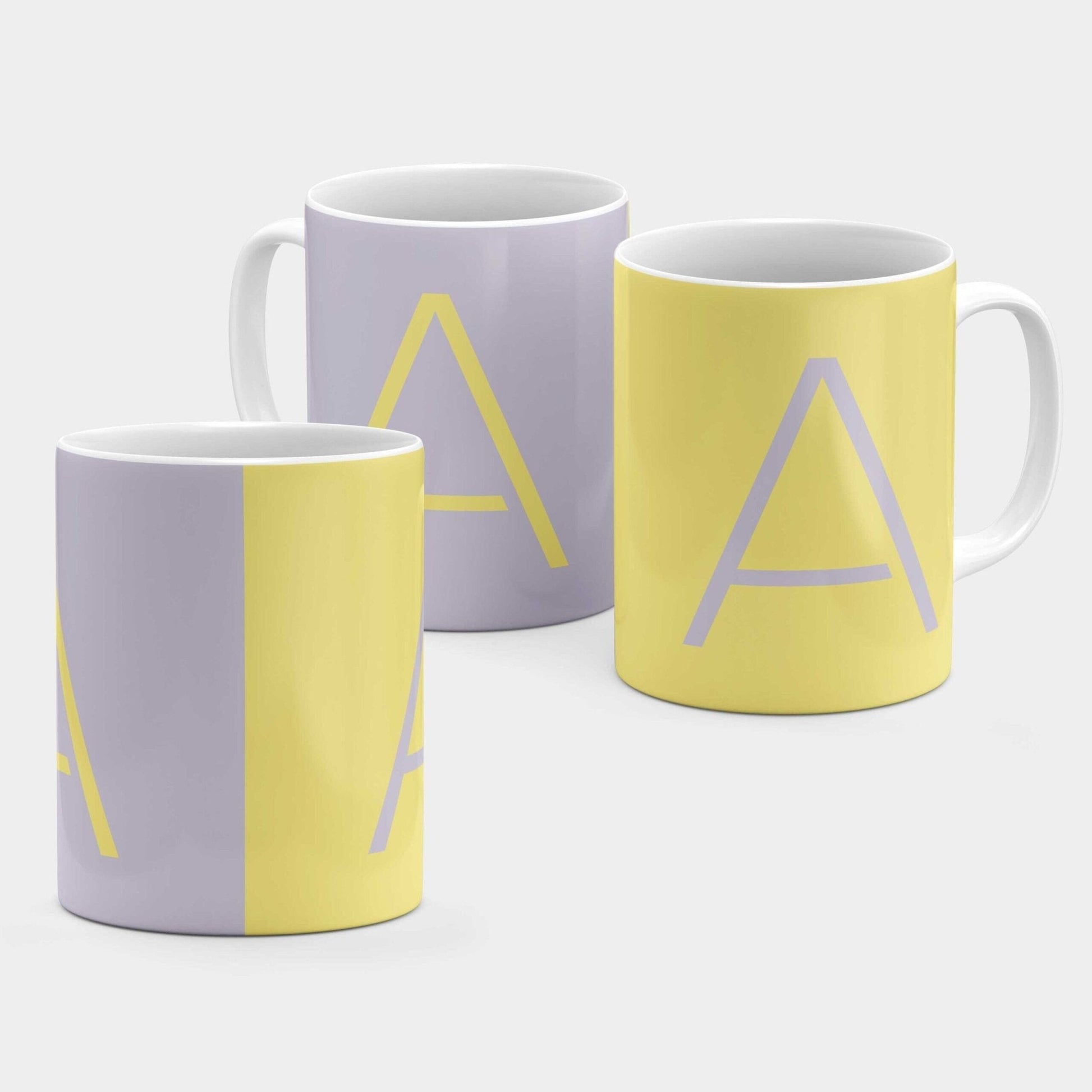 Monogram Letter 11oz Mug XXV-The Design Craft