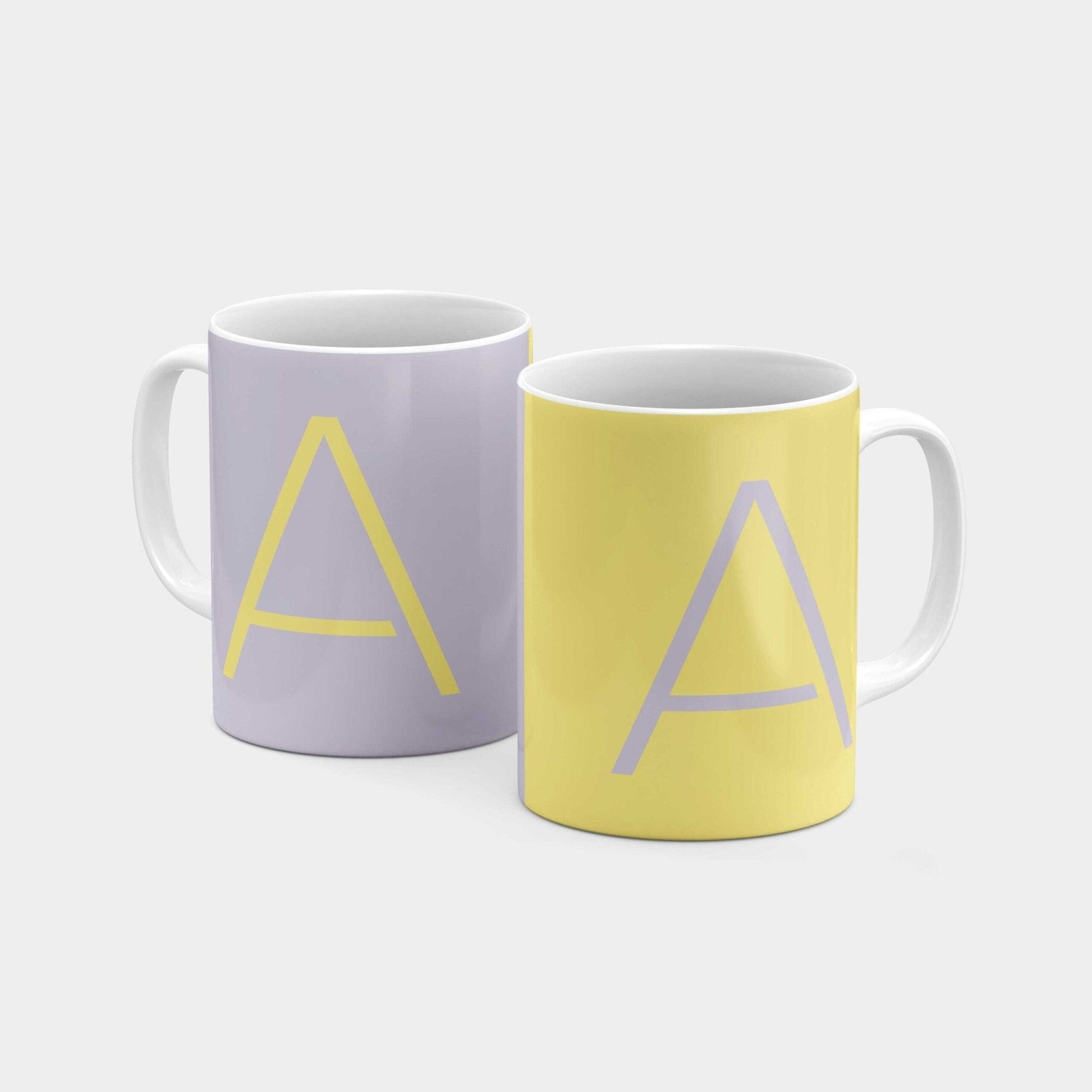 Monogram Letter 11oz Mug XXV-The Design Craft