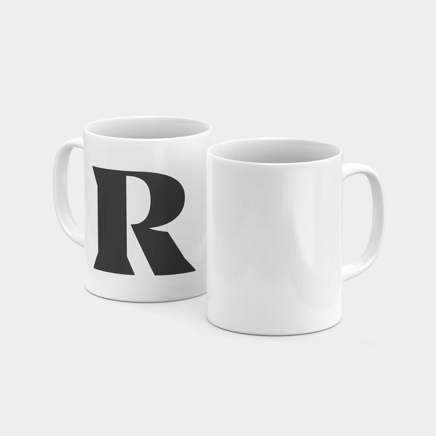 Monogram Letter 11oz Mug XXVII-The Design Craft