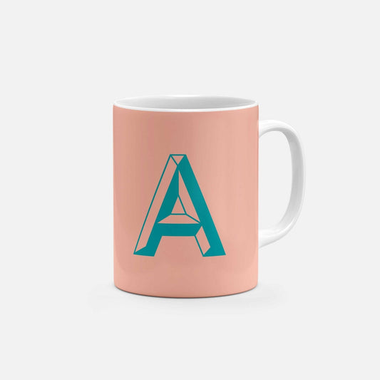 Monogram Letter 11oz Mug-The Design Craft