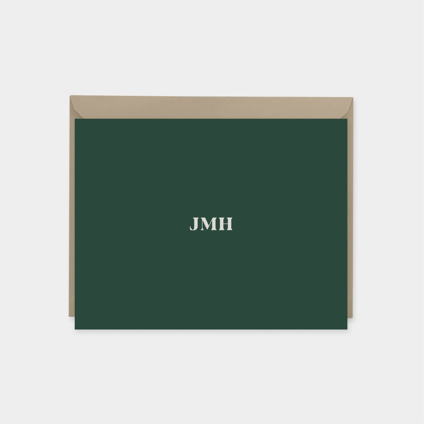 Monogram Note Cards, Classic Colorful-Greeting & Note Cards-The Design Craft