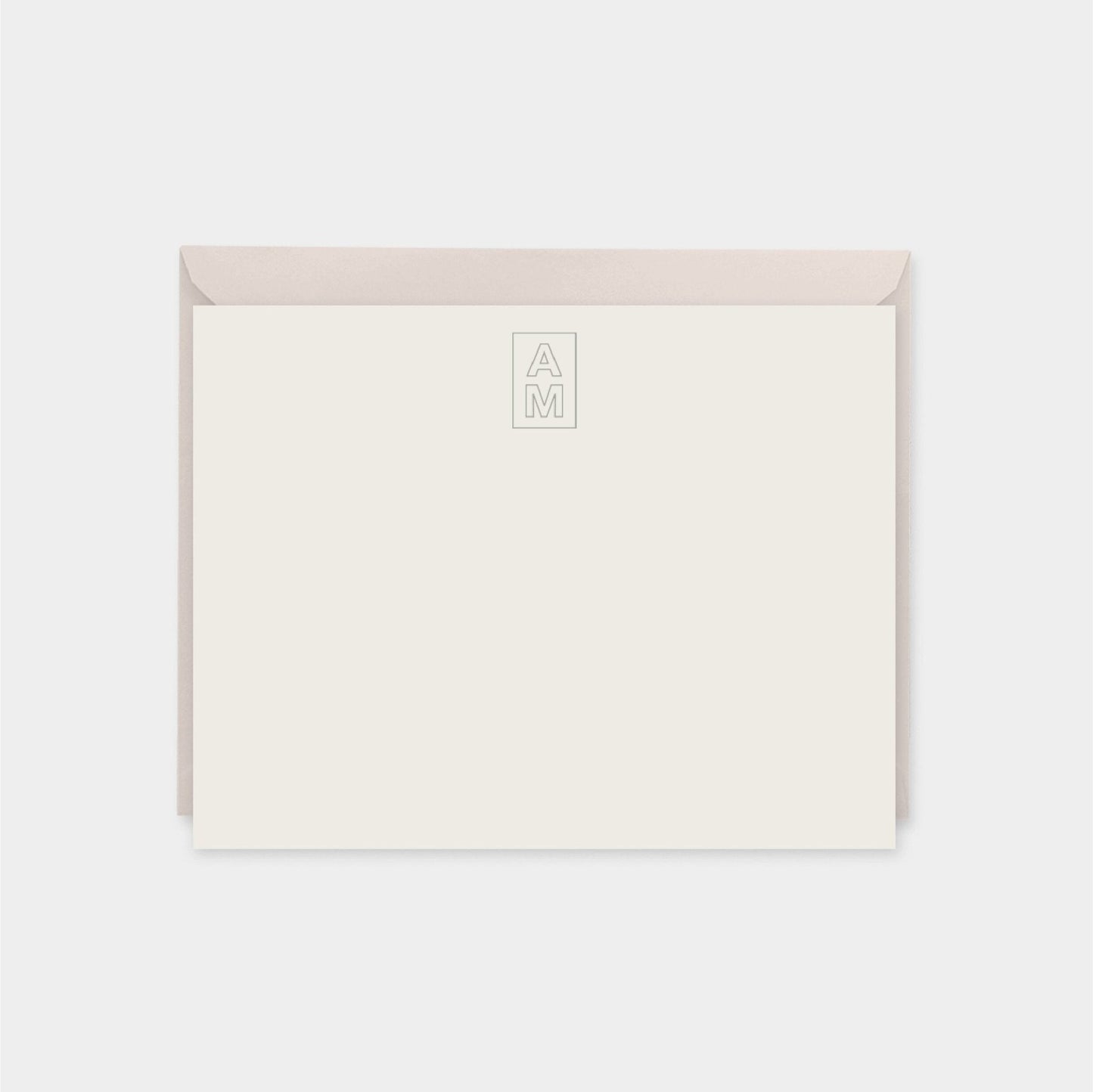 Monogram Note Cards, Elegant Monogram-Greeting & Note Cards-The Design Craft