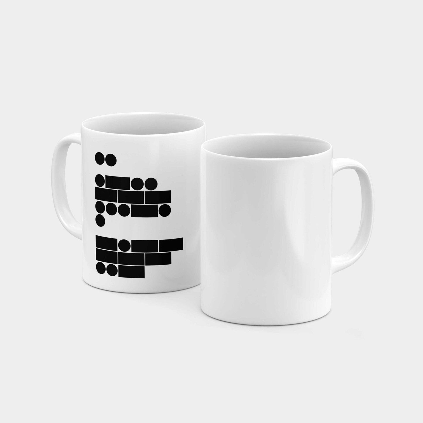 Morse Code I Love You 11 Oz Mug-The Design Craft