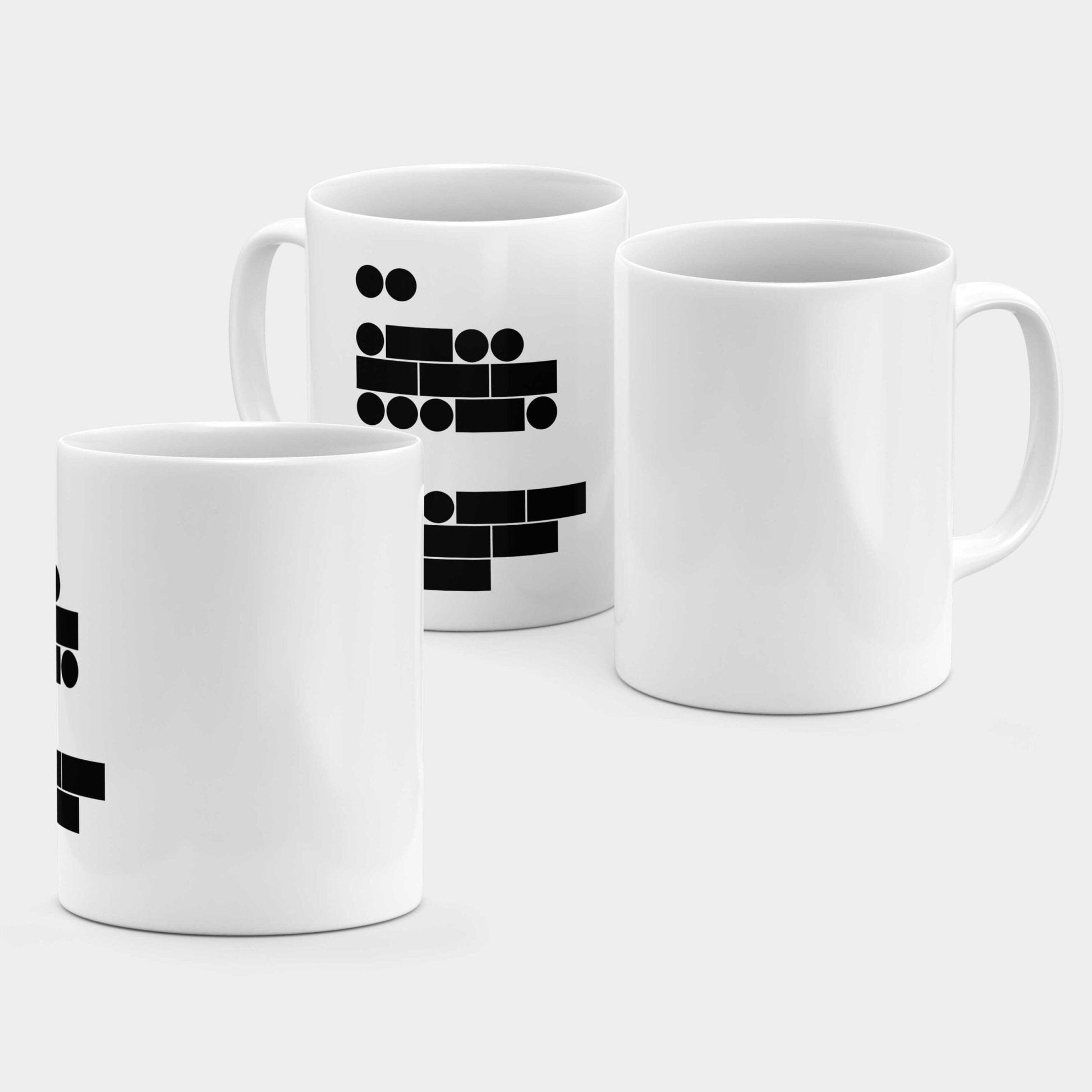 Morse Code I Love You 11 Oz Mug-The Design Craft