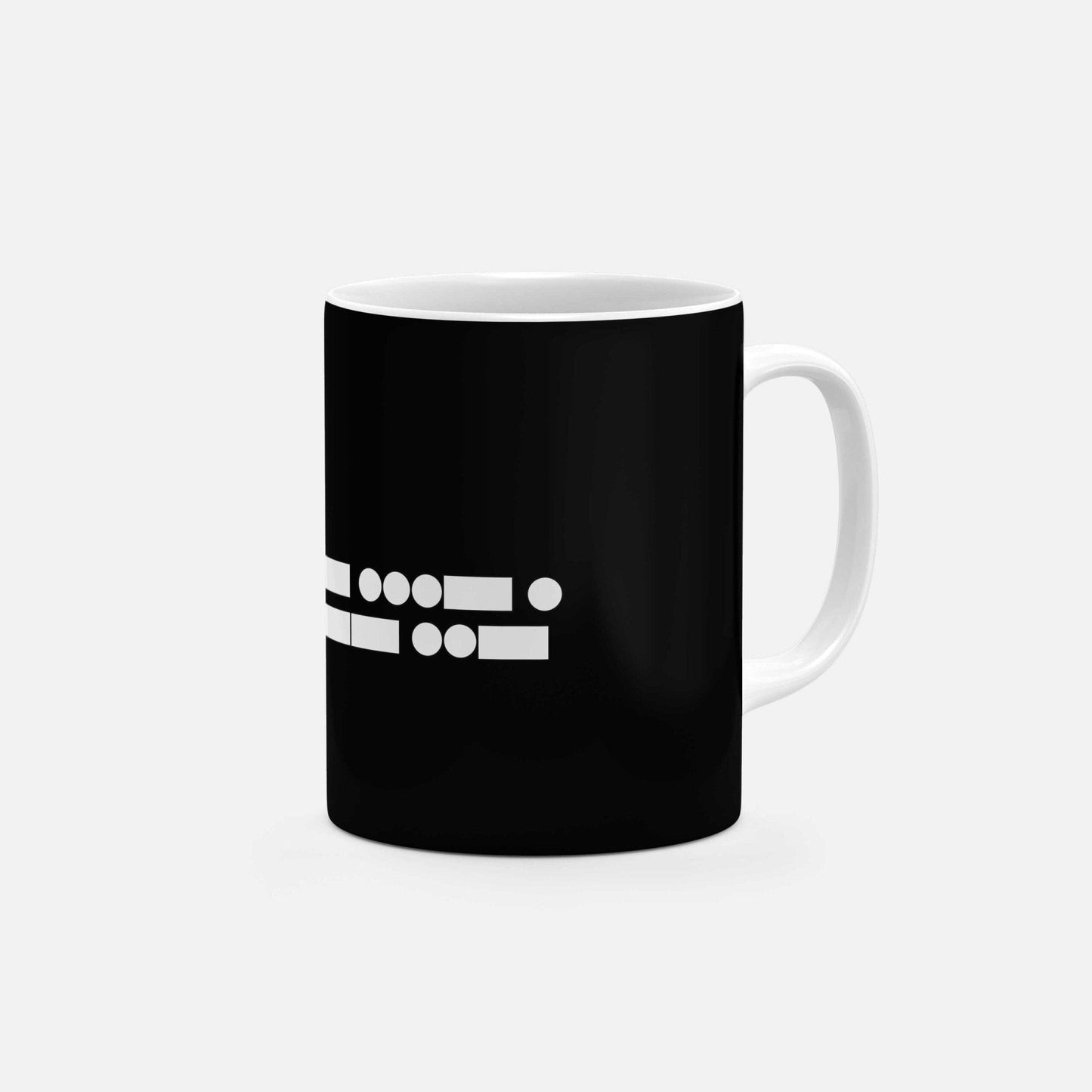 Morse Code I Love You 11 Oz Mug II-The Design Craft