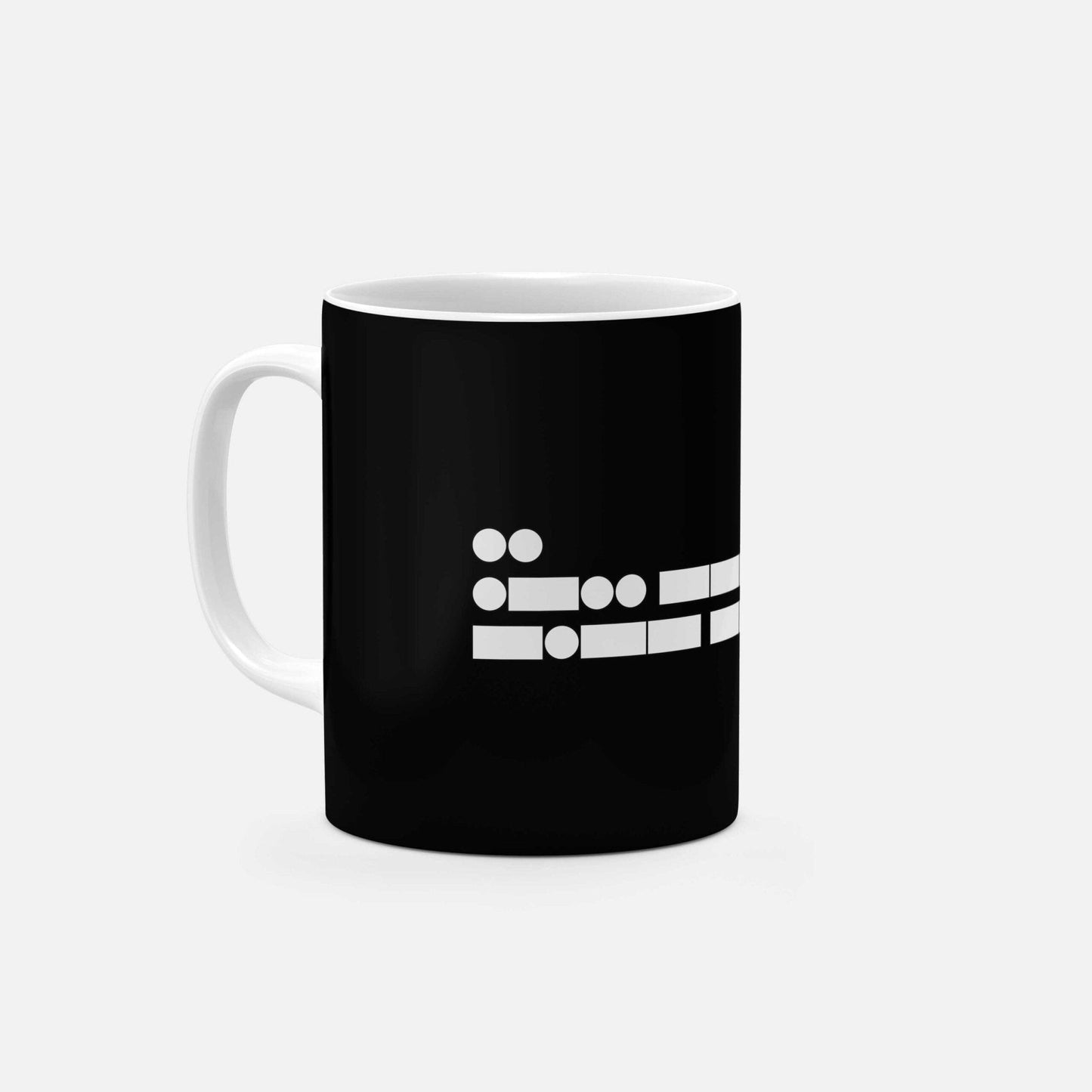 Morse Code I Love You 11 Oz Mug II-The Design Craft