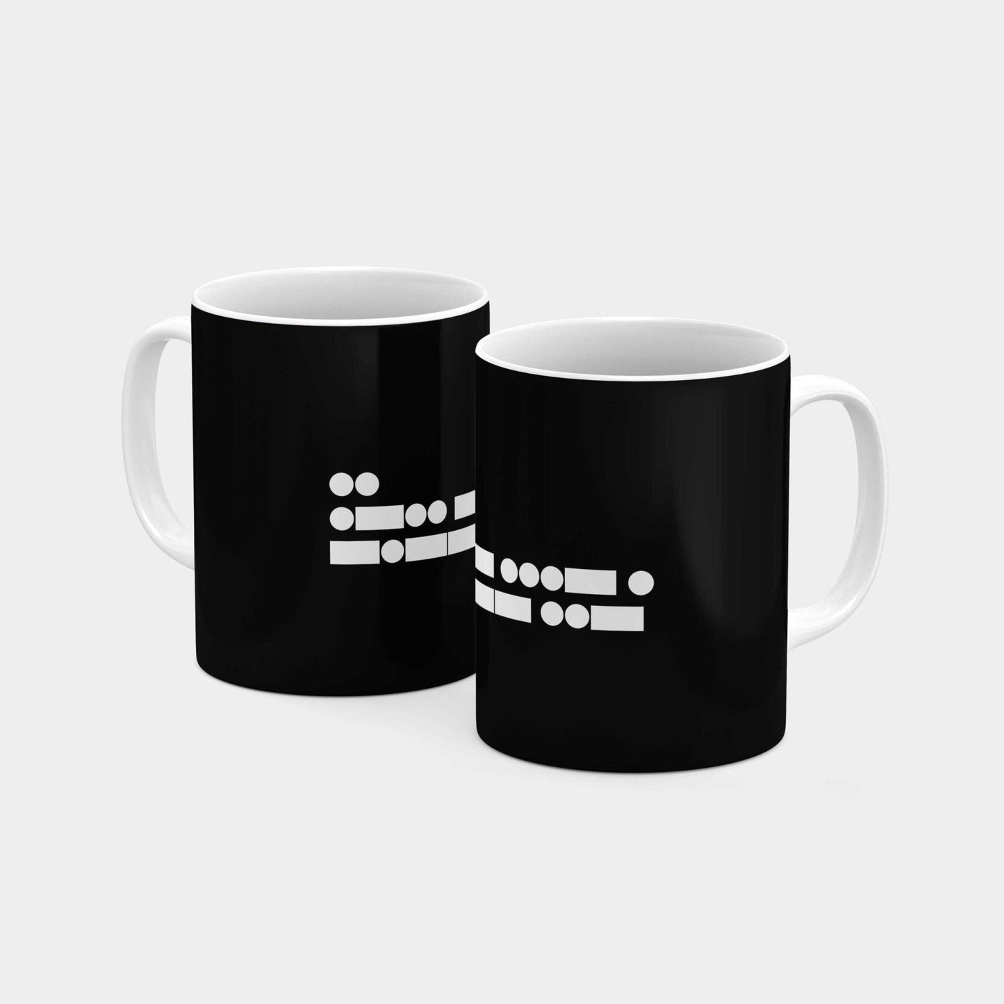 Morse Code I Love You 11 Oz Mug II-The Design Craft