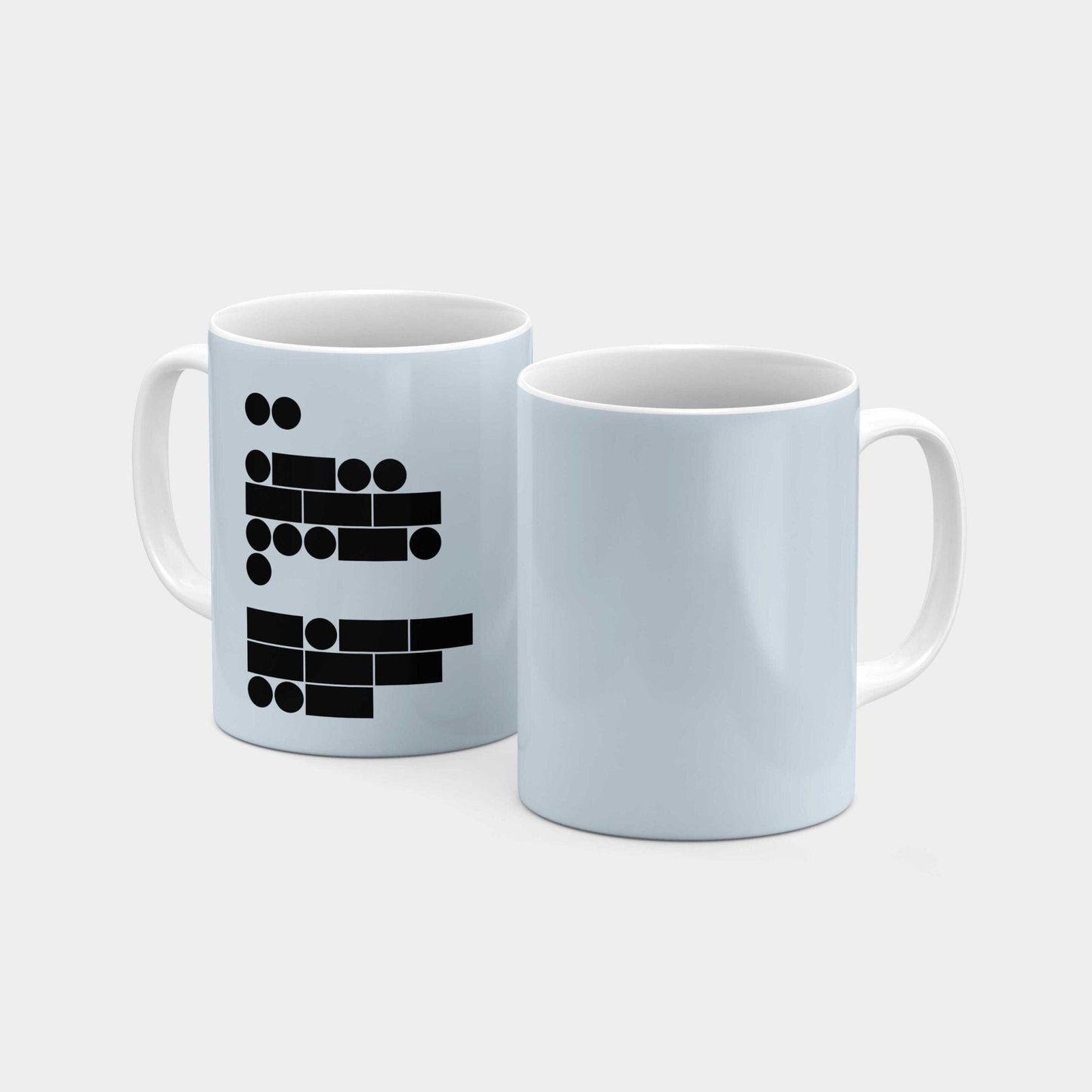 Morse Code I Love You 11 Oz Mug IX-The Design Craft