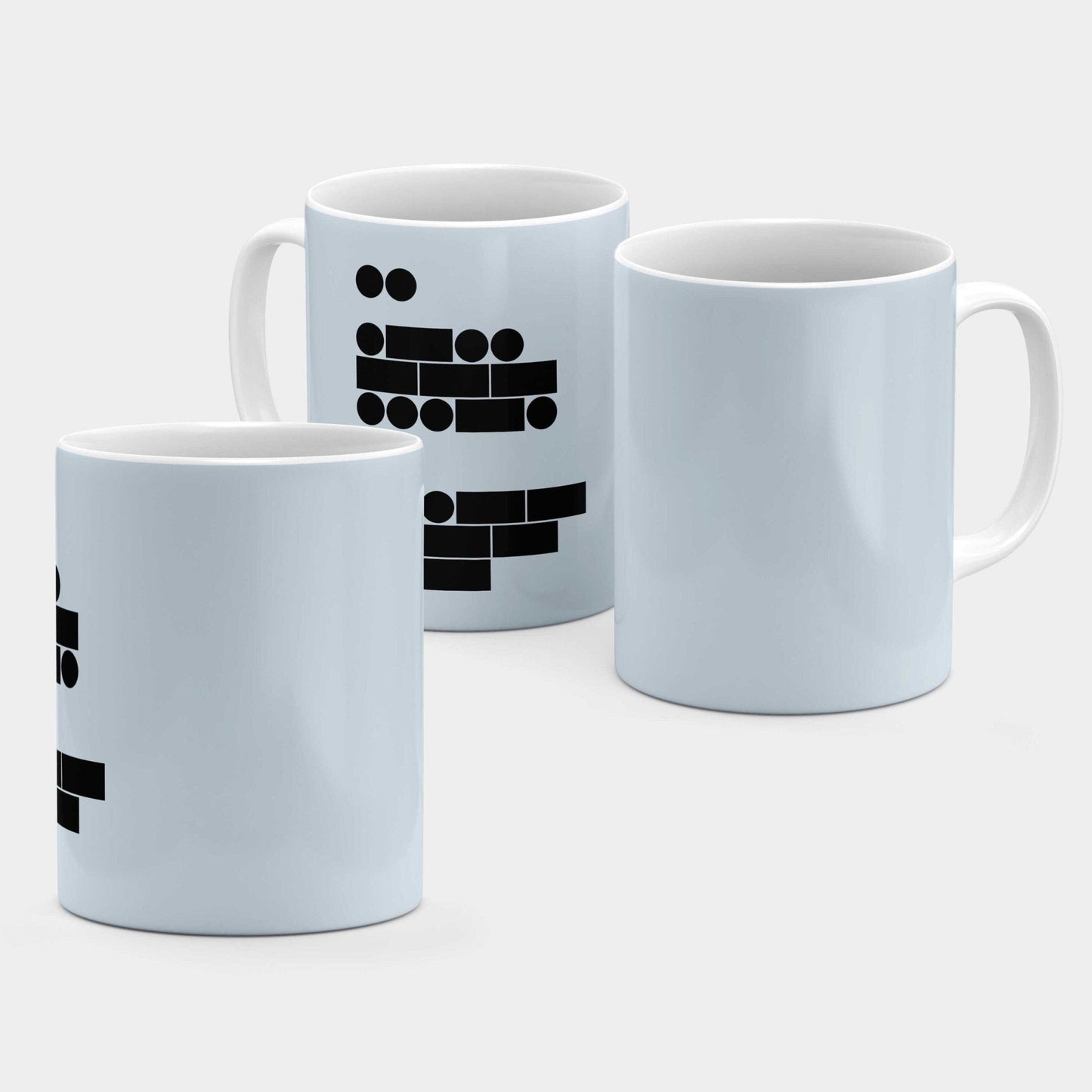 Morse Code I Love You 11 Oz Mug IX-The Design Craft