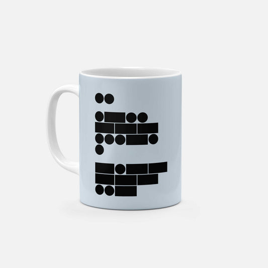 Morse Code I Love You 11 Oz Mug IX-The Design Craft