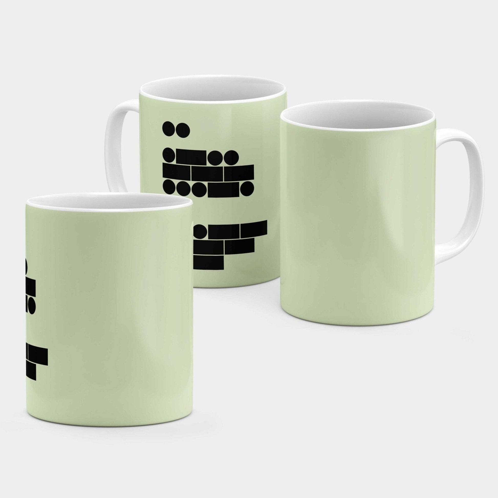 Morse Code I Love You 11 Oz Mug VII-The Design Craft