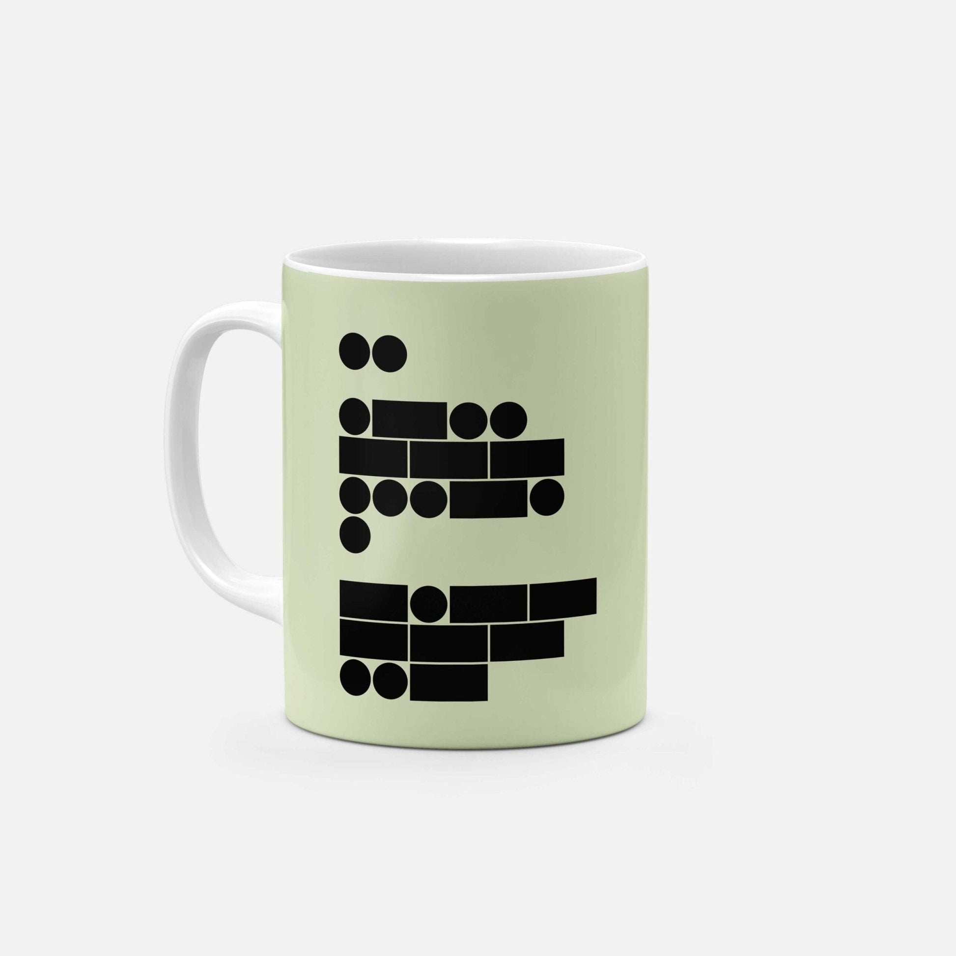 Morse Code I Love You 11 Oz Mug VII-The Design Craft