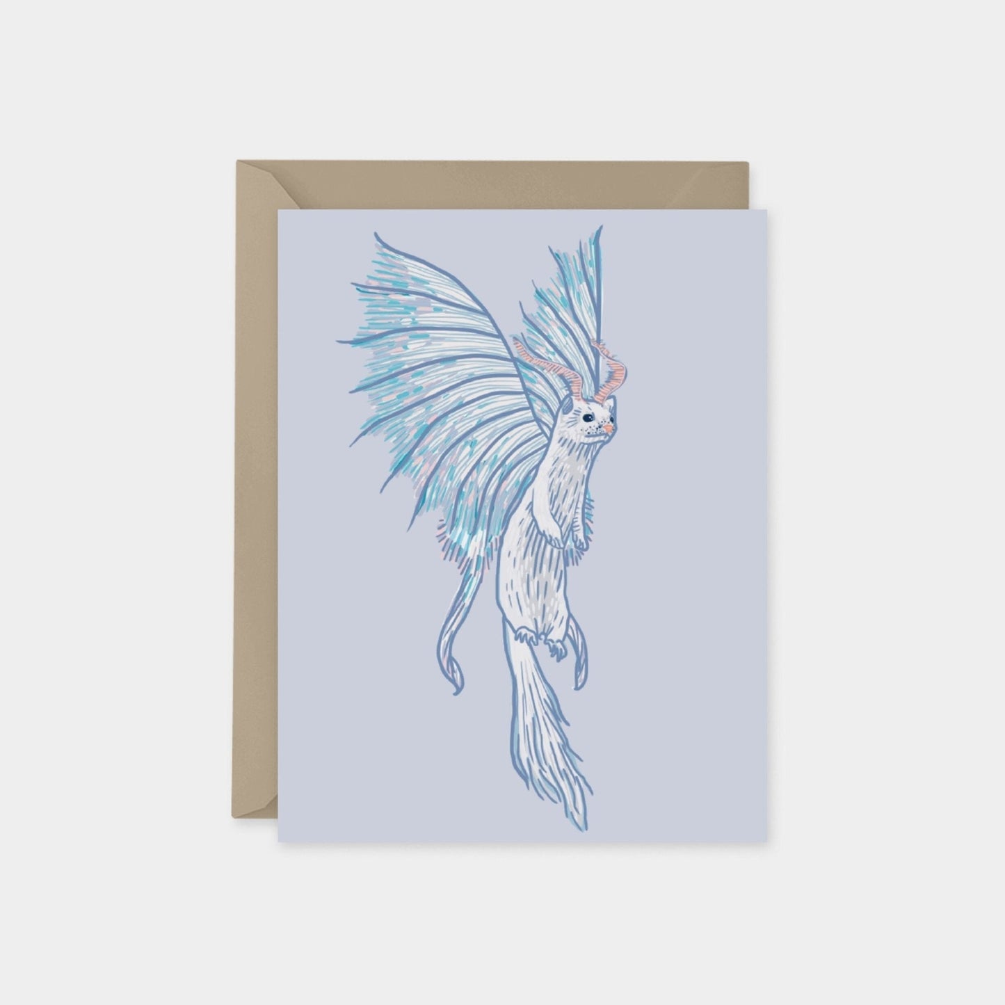 Mythological Creatures Card IV, Spirit-Greeting & Note Cards-The Design Craft