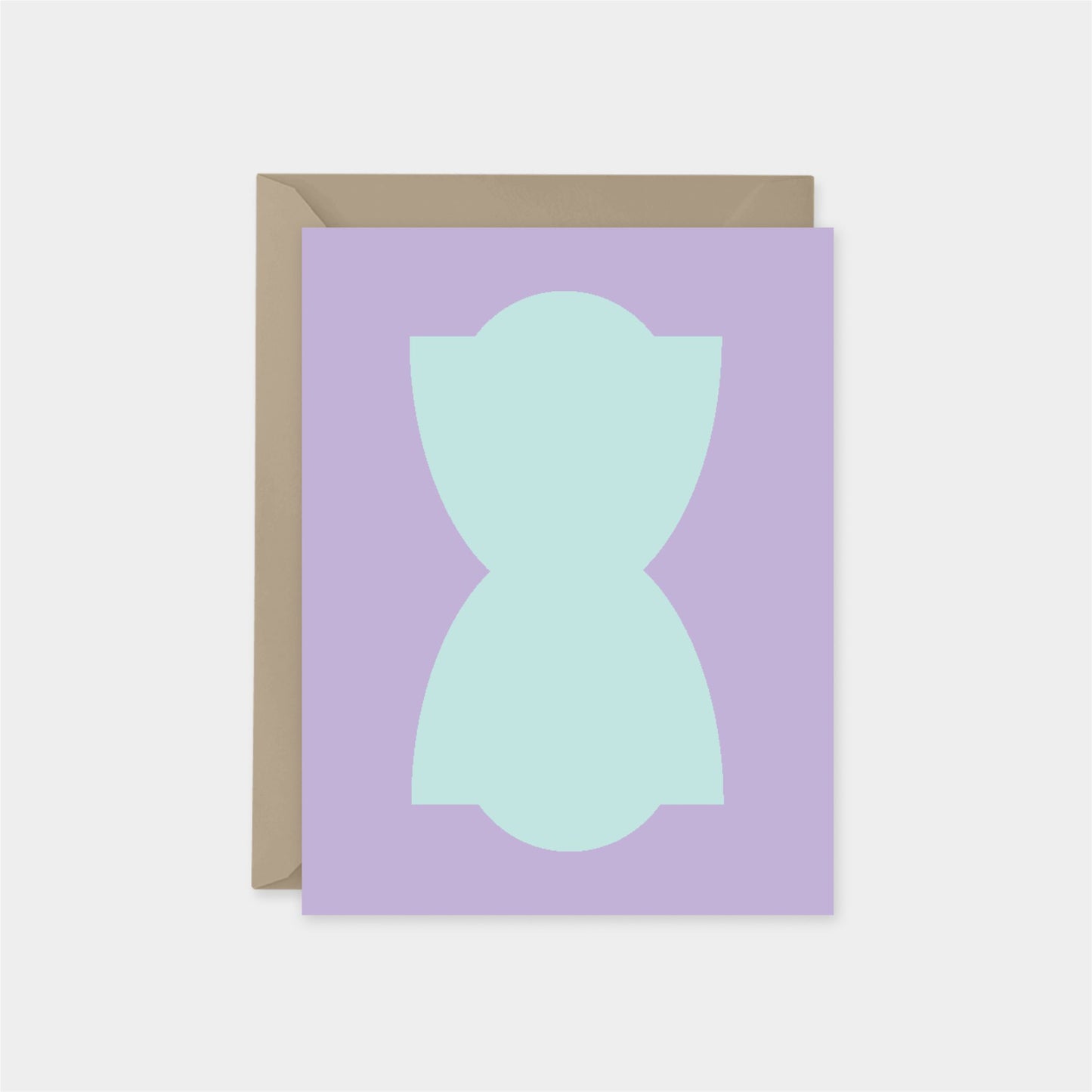 Neo Shape Art Card XIX, Flat Cards,-Greeting & Note Cards-The Design Craft