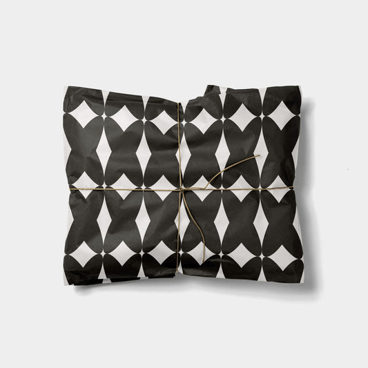 Neo Shape Gift Wrap VII, Quatrefoil-Gift Wrapping-The Design Craft