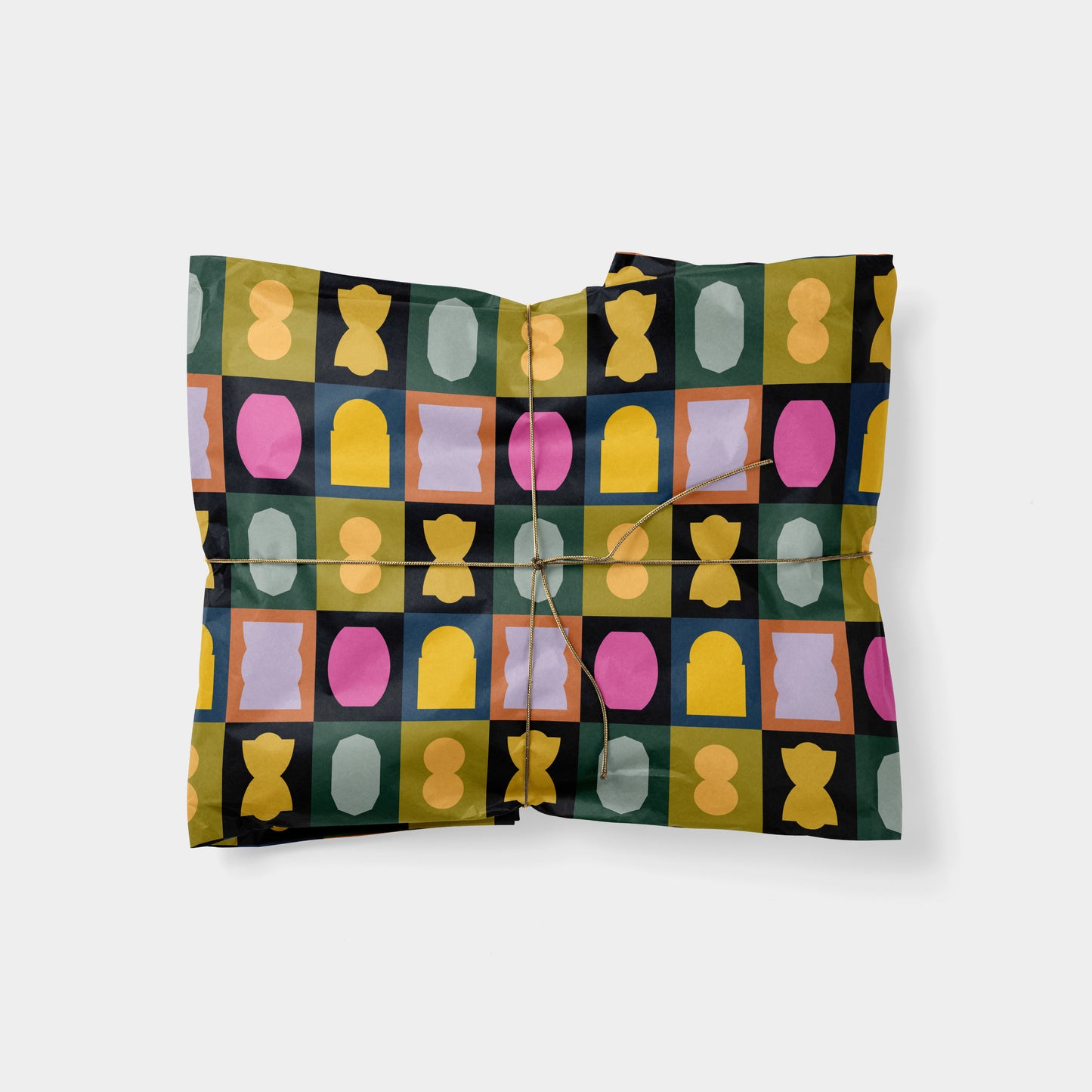 Neo Shape Patchwork Gift Wrap III