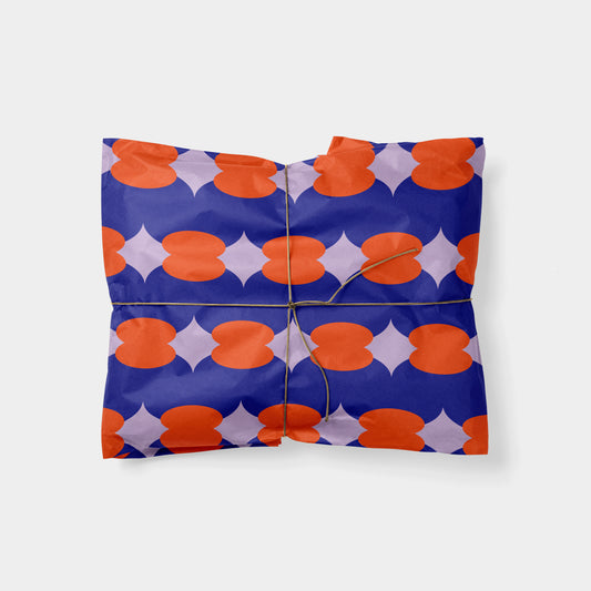 Neo Shape Vibrant Gift Wrap