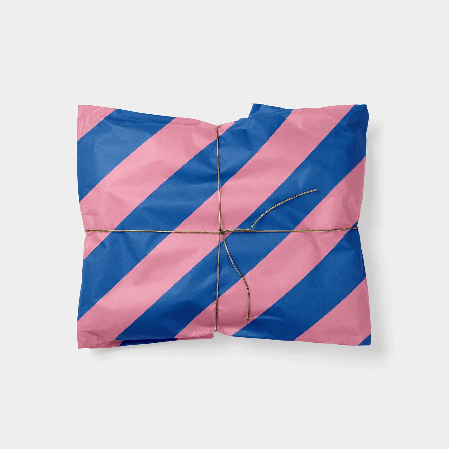 Ocean Blue & Bubblegum Pink Stripe Gift Wrap