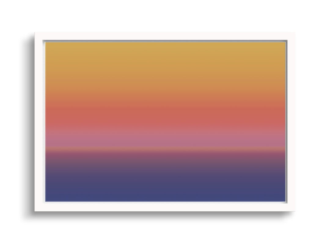 Ombre Sky Art Print III-The Design Craft