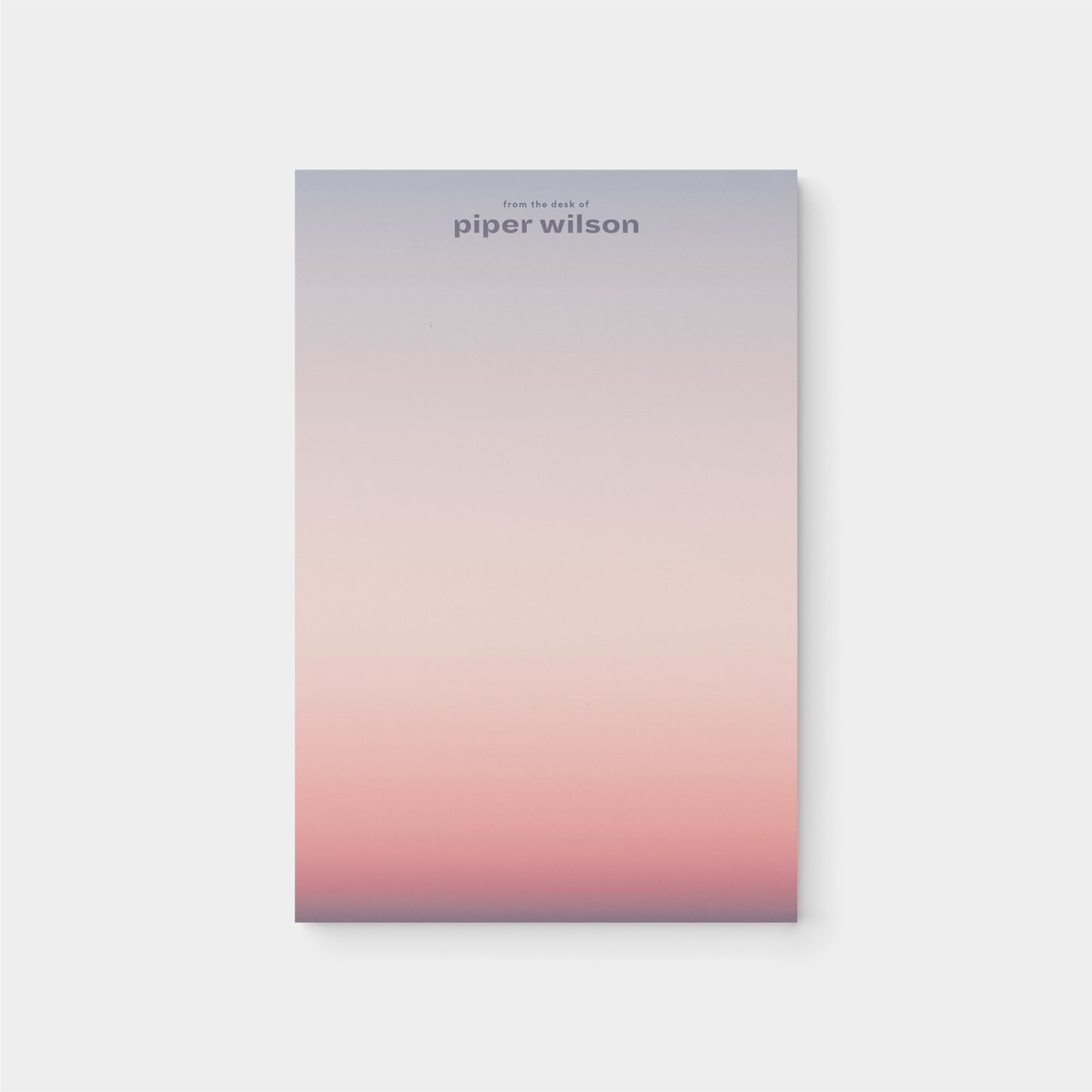 Ombre Sky Notepad