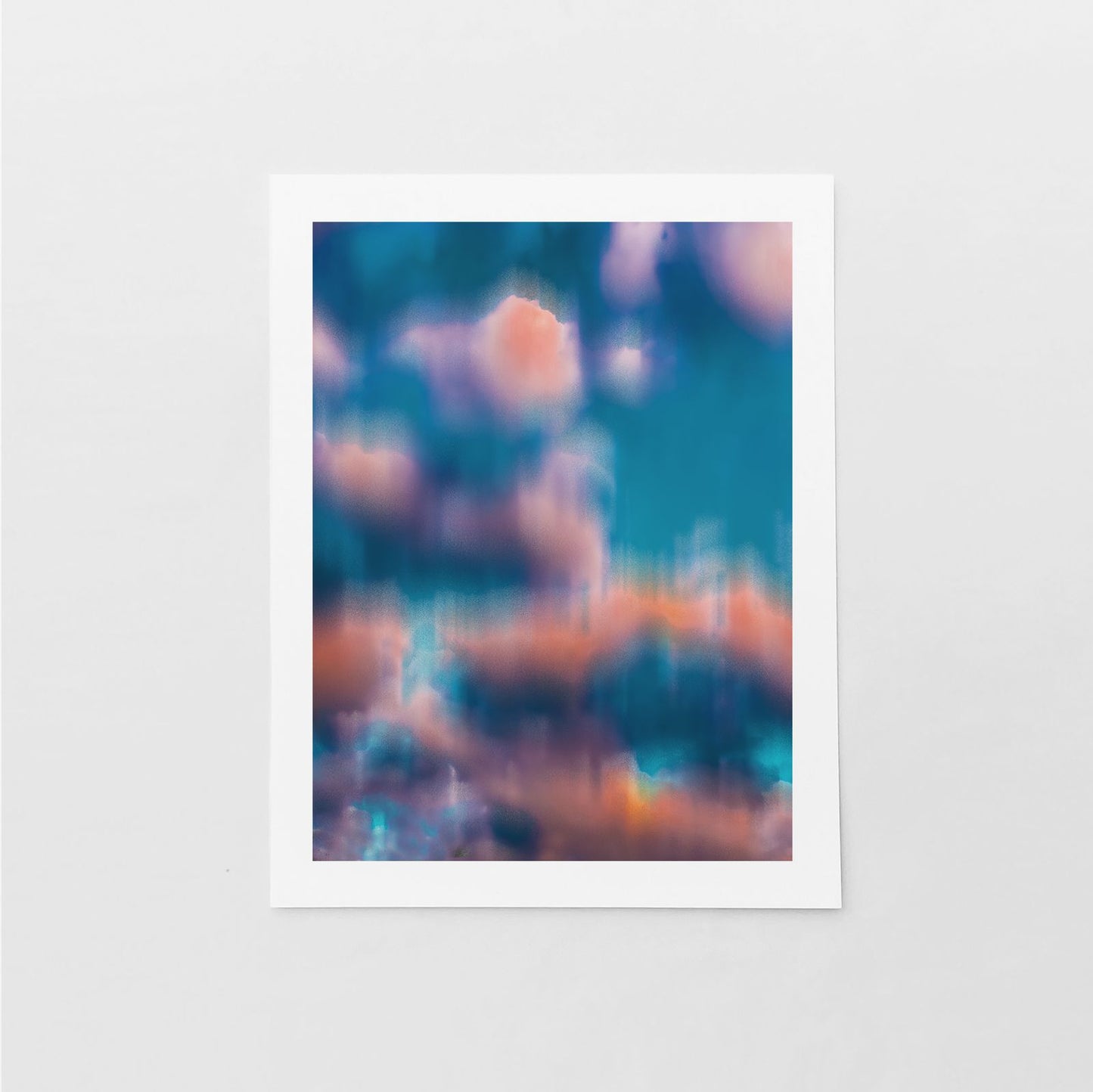 Orange Cloud Art Print-Art-The Design Craft