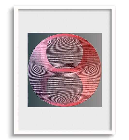 Orb Weave | Moire Fine Art Print-Art-The Design Craft