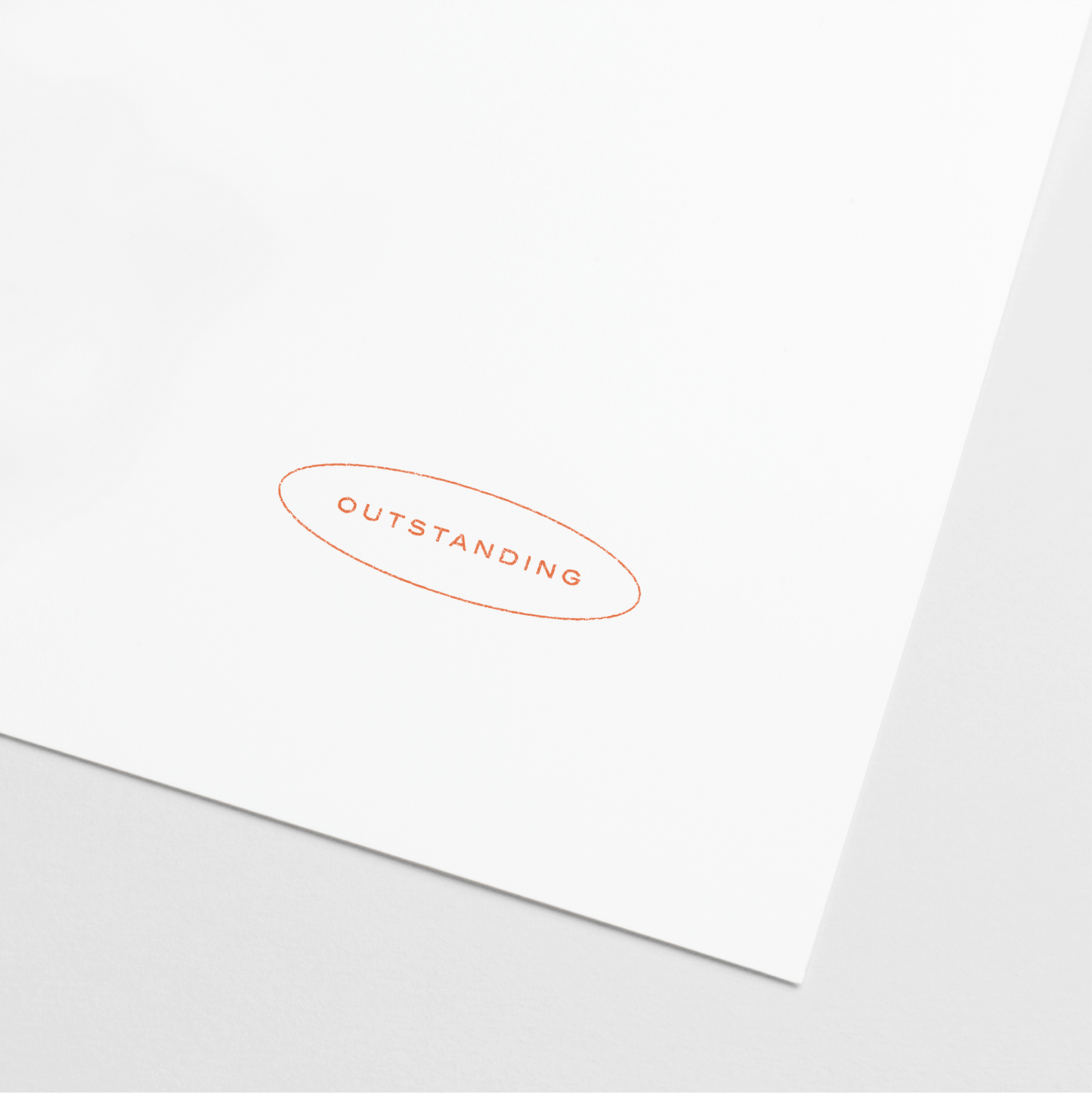 "Outstanding" Teacher Stamp