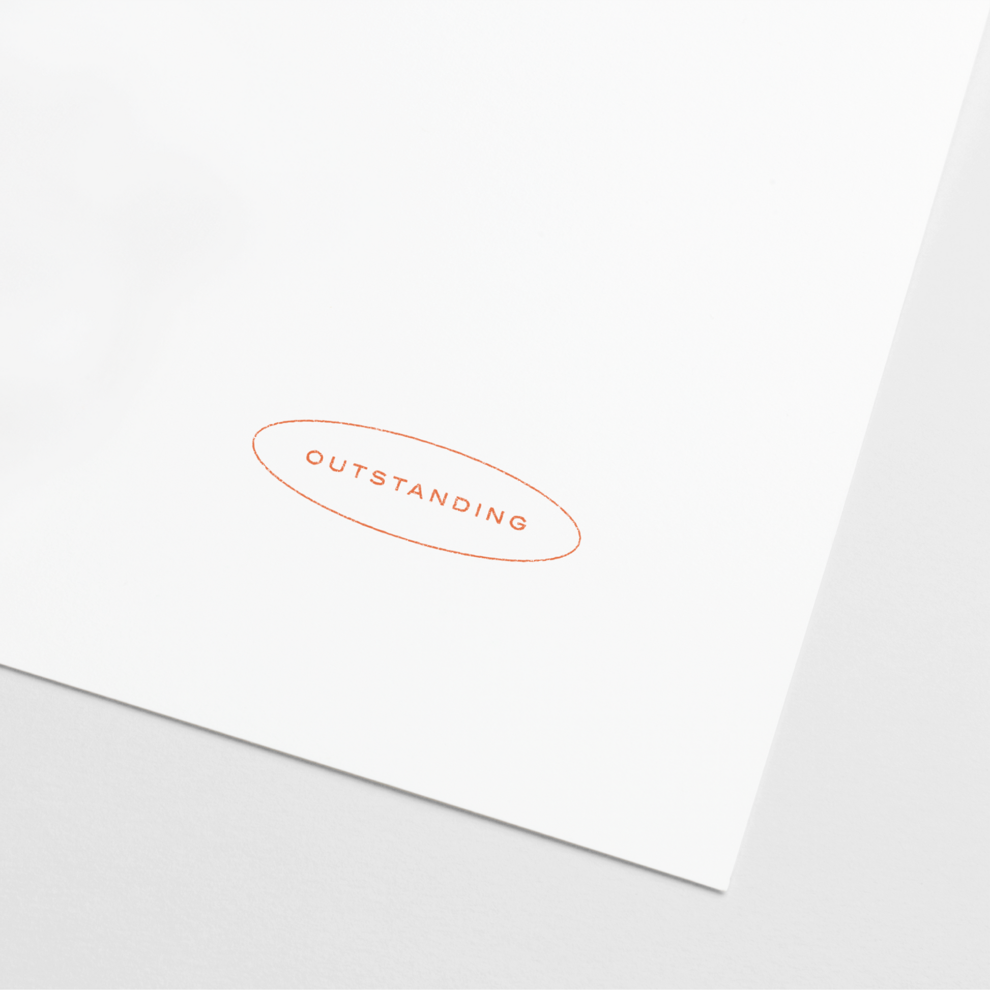 "Outstanding" Teacher Stamp