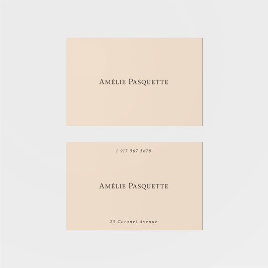 Pasquette Calling Card-Greeting & Note Cards-The Design Craft