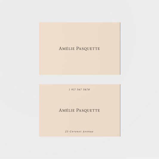 Pasquette Calling Card-Greeting & Note Cards-The Design Craft