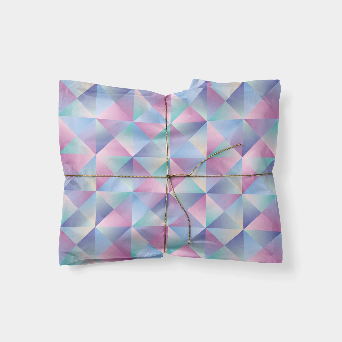 Pastel Gradient Tiles Gift Wrap