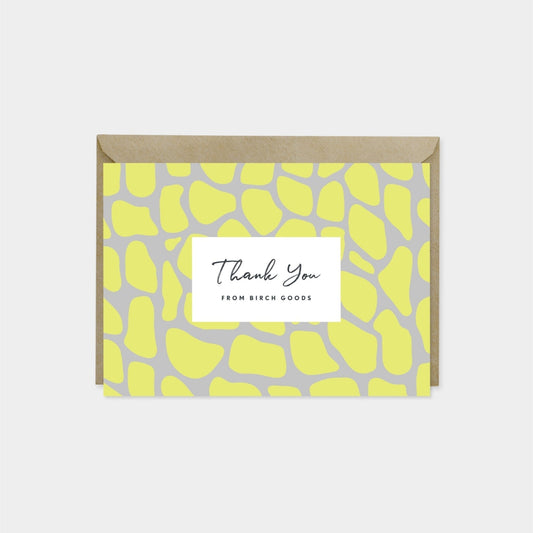 Pattern Thank You Card IV, Designer-Greeting & Note Cards-The Design Craft